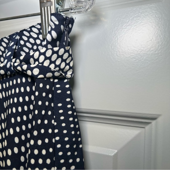 NWT Banana Republic Factory Navy/White Print Handkerchief Hem Skirt size 8 - Picture 6 of 12